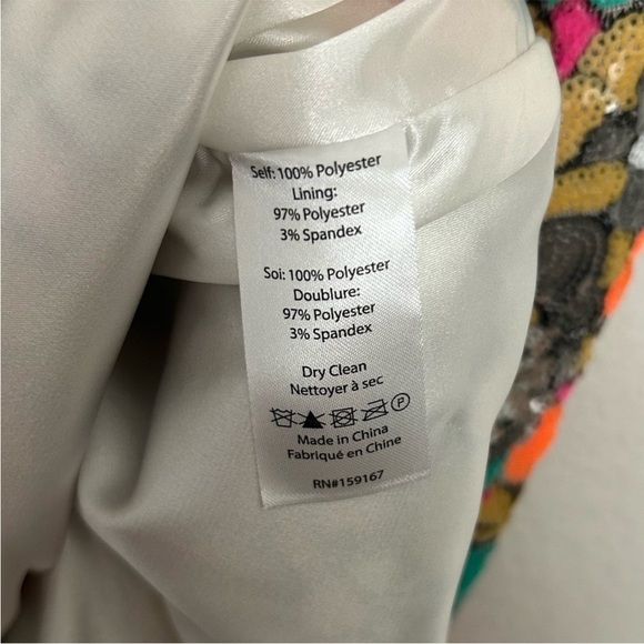 Milly Annie Floral Sequin Midi Dress NWT - Picture 10 of 10